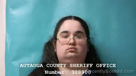 Mugshot of SHANNON ALEXANDRA STARKE booked in Autauga County, Alabama on March 26, 2026