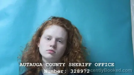 Booking photo from Autauga County, Alabama