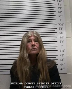 Mugshot of SHEILA M PARSONS booked in Autauga County, Alabama on May 14, 2026
