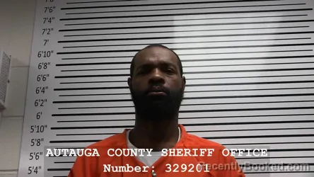 Mugshot of DARIUS FULLER booked in Autauga County, Alabama on May 13, 2026