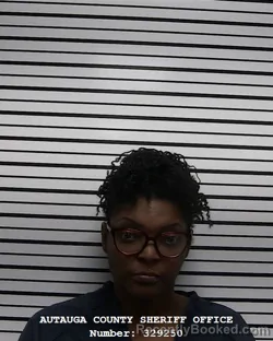 Mugshot of JONIVEA AKEMI PERRY booked in Autauga County, Alabama on May 23, 2026