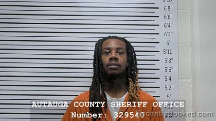 Mugshot of ATORIAS JACQUEZ HILL booked in Autauga County, Alabama on July 7, 2026
