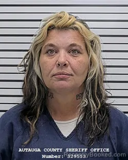 Mugshot of MELINDA KAYE BILLEK booked in Autauga County, Alabama on July 9, 2026