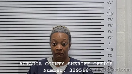 Mugshot of CANDACE STALLING booked in Autauga County, Alabama on July 21, 2026
