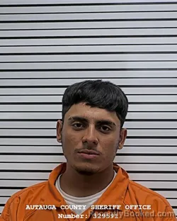 Mugshot of JAREN CASTELLANOS booked in Autauga County, Alabama on July 16, 2026