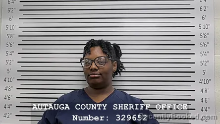 Mugshot of DANIELLE REGINA GREEN booked in Autauga County, Alabama on July 25, 2026