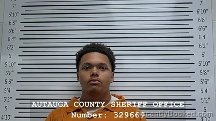 Mugshot of ASHTON PHILLIP YOUNG booked in Autauga County, Alabama on July 28, 2026