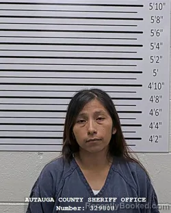 Mugshot of Angelica Cano  Arce booked in Autauga County, Alabama on August 21, 2026