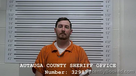Mugshot of Thomas Derek Colbaugh booked in Autauga County, Alabama on August 31, 2026