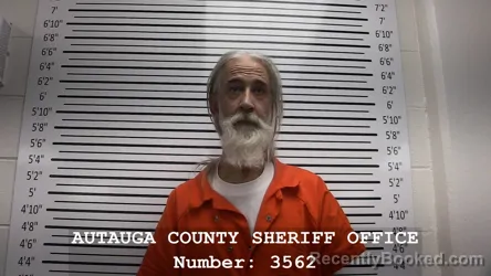 Booking photo from Autauga County, Alabama