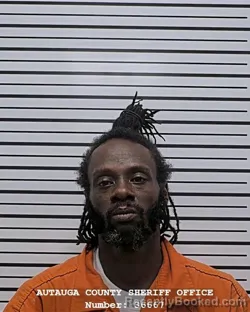 Mugshot of Sylvester Davis booked in Autauga County, Alabama on October 3, 2026