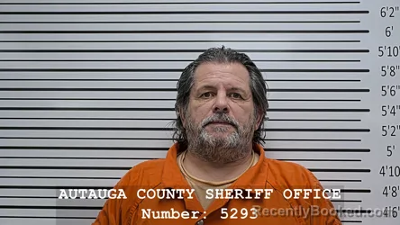 Mugshot of ROBERT KEITH BLAND booked in Autauga County, Alabama on July 7, 2026