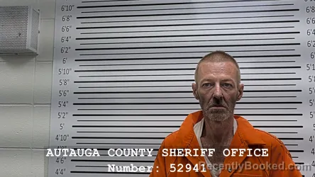 Mugshot of GROVER MICHEAL BAZZELL booked in Autauga County, Alabama on July 31, 2026