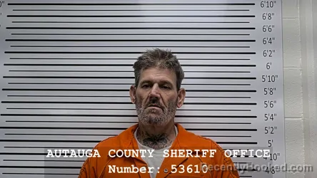 Mugshot of WESLEY DEAN VANCE booked in Autauga County, Alabama on July 27, 2026