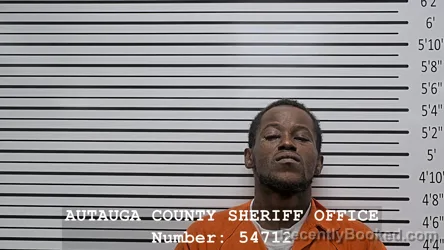 Mugshot of FREDRICK GARDNER booked in Autauga County, Alabama on July 8, 2026