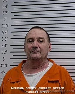 Mugshot of BARNEY DUANE GRAY booked in Autauga County, Alabama on July 7, 2026
