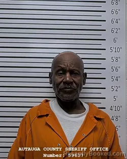 Mugshot of Jeffrey Jerome Motley booked in Autauga County, Alabama on August 20, 2026