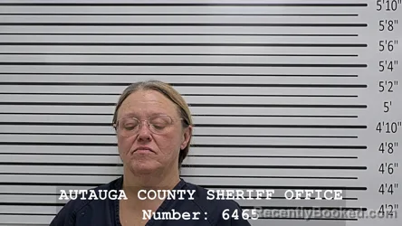 Mugshot of Sonya Denise Ross booked in Autauga County, Alabama on August 21, 2026
