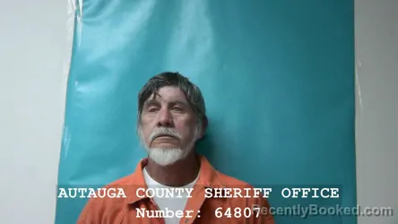 Mugshot of CALVIN MARRON WOOD booked in Autauga County, Alabama on March 22, 2026