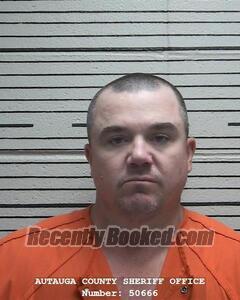 Booking photo from Autauga County, Alabama