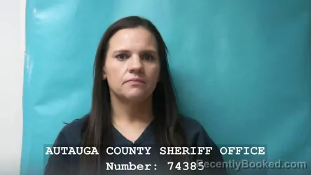 Mugshot of JENNIFER LYNN GOODSON booked in Autauga County, Alabama on March 21, 2026