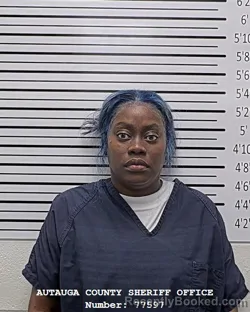 Mugshot of Shawanda Latrice Surles booked in Autauga County, Alabama on August 25, 2026