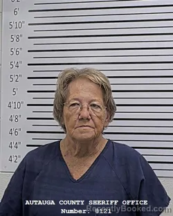 Mugshot of MIRIAM ELAINE F SURLES booked in Autauga County, Alabama on July 30, 2026