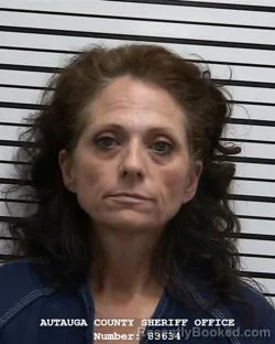 Mugshot of AMY MICHELLE FOLMAR booked in Autauga County, Alabama on May 27, 2026