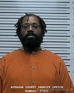 Mugshot of Jordan Martinez Mcqueen booked in Autauga County, Alabama on October 5, 2026