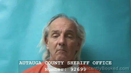 Mugshot of DOUGLAS JEROME ALTVATER booked in Autauga County, Alabama on April 1, 2026