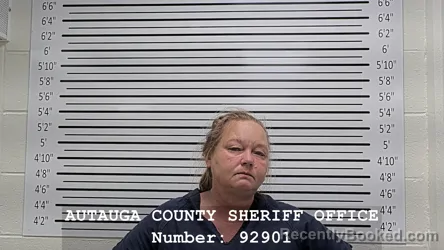 Mugshot of SONYA MICHELLE SIGLER booked in Autauga County, Alabama on June 23, 2026