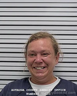 Mugshot of AMY NICOLE STEPHENS booked in Autauga County, Alabama on July 8, 2026