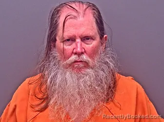 Mugshot of BRUCE ALAN HARMS booked in Baldwin County, Alabama on July 9, 2026