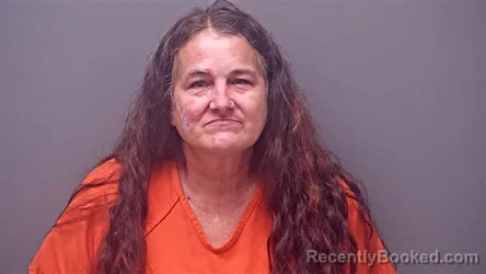 Mugshot of Angela Marie Saranthus booked in Baldwin County, Alabama on August 26, 2026