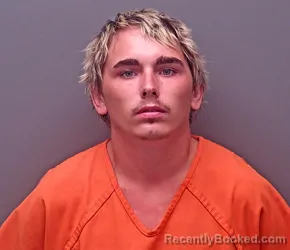 Mugshot of Dylan Mark Hallford booked in Baldwin County, Alabama on August 22, 2026