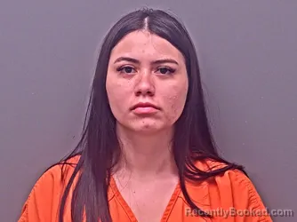 Mugshot of Maria Cecilia Sanchez Carrasquero booked in Baldwin County, Alabama on July 20, 2026