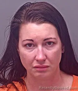 Mugshot of Tiffany Nichcole Vlach booked in Baldwin County, Alabama on August 9, 2026