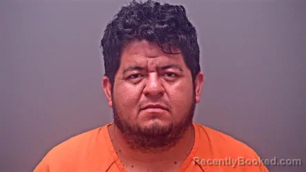 Mugshot of Jorge Orozco-Morales booked in Baldwin County, Alabama on August 12, 2026