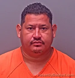 Mugshot of Adolfo Morales-Garcia booked in Baldwin County, Alabama on August 19, 2026