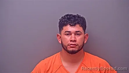 Mugshot of Franklin Roney Flores-Ordonez booked in Baldwin County, Alabama on August 25, 2026