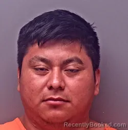 Mugshot of Miguel Sabaj-Ajtun booked in Baldwin County, Alabama on August 26, 2026