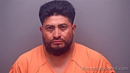 Mugshot of Humberto Gomez-Perez booked in Baldwin County, Alabama on August 29, 2026
