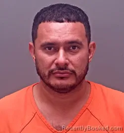 Mugshot of Josue Rivas-Ortiz booked in Baldwin County, Alabama on August 29, 2026