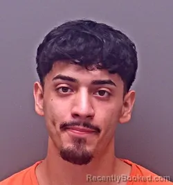 Mugshot of Giovani Macias Pimentel booked in Baldwin County, Alabama on August 30, 2026