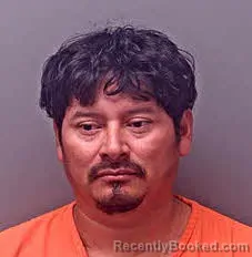 Mugshot of Urias Obed Rodas-Navarro booked in Baldwin County, Alabama on October 7, 2026