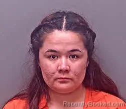 Mugshot of Olga Arizbeth Fonseca booked in Baldwin County, Alabama on October 7, 2026