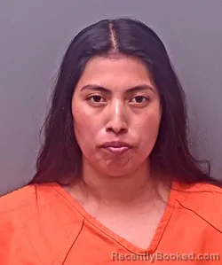 Mugshot of Lidy Yudelmi Miguel-Morales booked in Baldwin County, Alabama on October 7, 2026