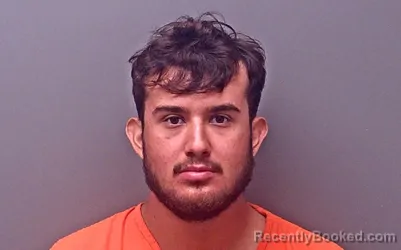 Mugshot of Achilles Eduaro Ortiz-De Leon booked in Baldwin County, Alabama on October 16, 2026