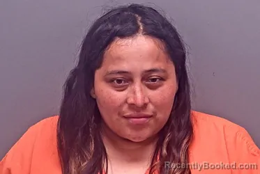 Mugshot of Lillian Yamilet Aguirre-Centeno booked in Baldwin County, Alabama on October 18, 2026