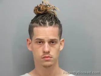 Mugshot of Austin Tyler Mamuscia booked in Baldwin County, Alabama on August 13, 2026